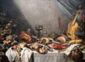 Still Life painting by Pieter Claesz at Wallraf-Richartz Museum. Köln, Germany.