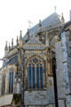 Gothic details of Palatine Chapel at Aachen Cathedral. Aachen, Germany.