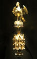 Eagle crowning Cantor's staff at Aachen Cathedral Treasury. Aachen, Germany.