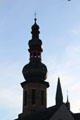 Steeple of St Martin's Catholic Church. Cochem, Germany.