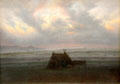Waft of Mist painting by Caspar David Friedrich at Hamburg Fine Arts Museum. Hamburg, Germany.