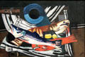 Large Still Life with Fish painting by Max Beckmann at Hamburg Fine Arts Museum. Hamburg, Germany.