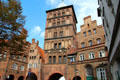 Taller Burgtor & Custom Collector's House to right. Lübeck, Germany.
