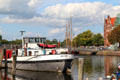 Holsten Hafen scene. Lübeck, Germany.