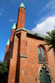 Spires of Holy Spirit Hospital. Lübeck, Germany.