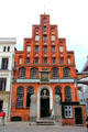 Seaman's Guildhall with stepped roofline. Lübeck, Germany.