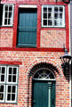 Brick house on Auf dem Meere. Lüneburg, Germany