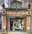 Toy theater set at Cultural History Museum. Rostock, Germany.