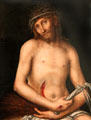 Flagellation painting by Lucas Cranach the Elder at Schleswig Holstein State Museum. Schleswig, Germany.