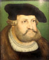 Elector Friedrichs the Wise of Saxony portrait by Lucas Cranach the Elder at Schleswig Holstein State Museum. Schleswig, Germany