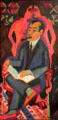 Manfred Schames portrait by Ernst Ludwig Kirchner at Schleswig Holstein State Museum. Schleswig, Germany.