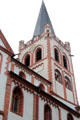 Tower & galleries of St Peter's Church. Bacharach, Germany.
