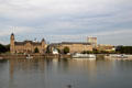 Koblenz view across Rhine River. Koblenz, Germany.