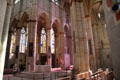 Centrally placed altar inside Liebfrauenkirche. Trier, Germany.