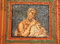 12. Roman ceiling fresco section depicting philosopher with scroll at Cathedral Museum. Trier, Germany.