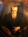 Self portrait of Franz von Lenbach at Lenbachhaus. Munich, Germany.