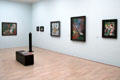 Gallery of Franz Marc & Blaue Reiter paintings at Lenbachhaus. Munich, Germany.