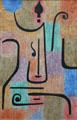 Archangel painting by Paul Klee at Lenbachhaus. Munich, Germany.