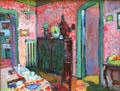 Interior painting by Wassily Kandinsky at Lenbachhaus. Munich, Germany.