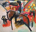 Impression IV painting by Wassily Kandinsky at Lenbachhaus. Munich, Germany.