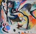 St George III painting by Wassily Kandinsky at Lenbachhaus. Munich, Germany.