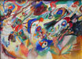Sketch 2 for Composition VII painting by Wassily Kandinsky at Lenbachhaus. Munich, Germany.