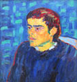 Hunchback painting by Alexej von Jawlensky at Lenbachhaus. Munich, Germany.
