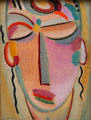Meditation painting by Alexej von Jawlensky at Lenbachhaus. Munich, Germany.