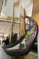 Moliceiro boat from Aveiro, Portugal at Deutsches Museum. Munich, Germany.