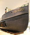 Renzo steam powered tow boat built in Venice at Deutsches Museum. Munich, Germany.