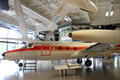 HFB 320 Hansa business jet made in Hamburg at Deutsches Museum. Munich, Germany.