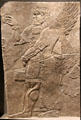 Assyrian two winged genie from Nimrud NW Palace of Kings at Museum Ägyptischer Kunst. Munich, Germany.