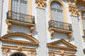Facade details of New Schleißheim Palace. Munich, Germany.