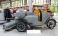 Krupp street cleaner with water tank from Essen at Deutsches Museum Transport Museum. Munich, Germany.