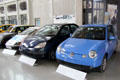 Collection of late 20thC autos at Deutsches Museum Transport Museum. Munich, Germany.