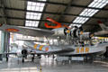 Dornier DO24 flying boat made in Friedrichshafen at Deutsches Museum Flugwerft Schleissheim. Munich, Germany.