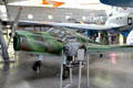Bücker 181 B-1 Bestmann trainer made in Rangsdorf near Berlin at Deutsches Museum Flugwerft Schleissheim. Munich, Germany.