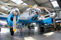 Heinkel He111 H-16 WWII German bomber as made in Spain after 1945 at Deutsches Museum Flugwerft Schleissheim. Munich, Germany.