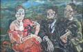 Emigrants painting by Oskar Kokoschka at Pinakothek der Moderne. Munich, Germany.