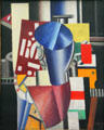 The Typography painting by Fernand Léger at Pinakothek der Moderne. Munich, Germany.