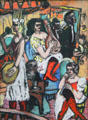 Female Orchestra painting by Max Beckmann at Pinakothek der Moderne. Munich, Germany.