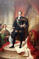 King Maximilian II as a Knight of Order of St Hubert painting by Wilhelm von Kaulbach at Neue Pinakothek. Munich, Germany.