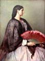 Nanna painting by Anselm Feuerbach at Neue Pinakothek. Munich, Germany.