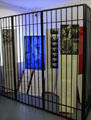 Grouping of Brecht memorabilia at Brechthaus Museum. Augsburg, Germany.