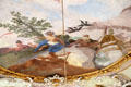 Ceiling painting with American native & Neptune in gilded ballroom in Municipal Art Gallery at Schaezler Palace. Augsburg, Germany.