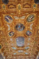 Ceiling in Goldener Saal at Augsburg Rathaus. Augsburg, Germany.