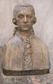 Leopold Mozart bust by Franz Hämmerle at Mozarthaus Museum. Augsburg, Germany