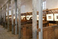 Graphic gallery in old stables at Bamberg City Museum. Bamberg, Germany.