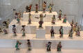 Meissen porcelain monkey orchestra by Johann Joachim Kaendler at Bamberg Old Town Hall Museum of Faience & Porcelain. Bamberg, Germany.