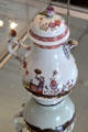 Zúrich porcelain coffee pot at Bamberg Old Town Hall Museum of Faience & Porcelain. Bamberg, Germany.